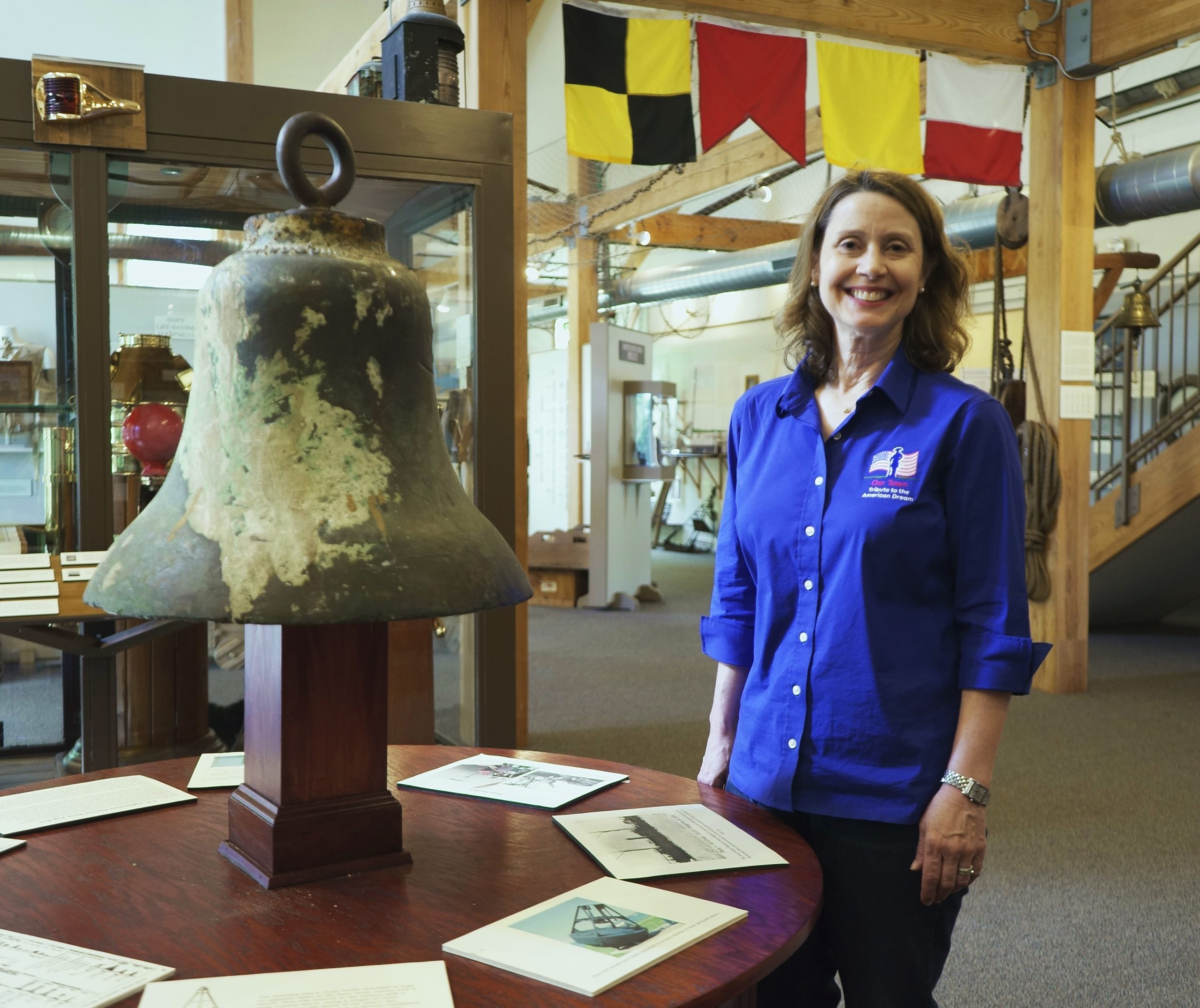 Colleen in the Maritime Museum